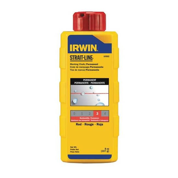 Irwin Marking Chalk Refill,Red,8 Oz 64902