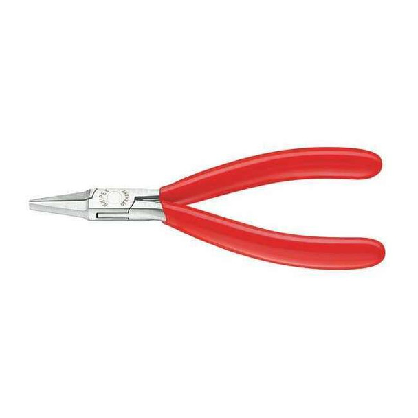 Knipex 4 1/2 in Flat Nose Plier Plastic Coated Handle 35 11 115
