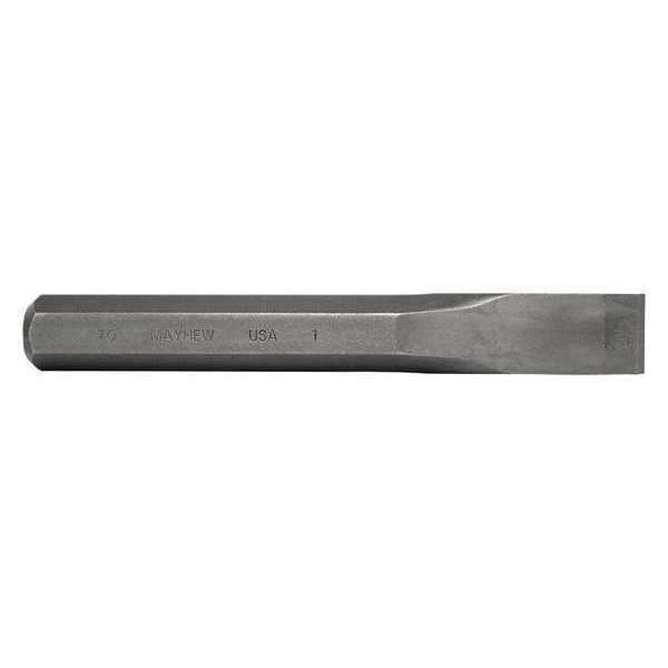 Mayhew Select Cold Chisel,1 in. x 8 in.,Shot Blasted 70220