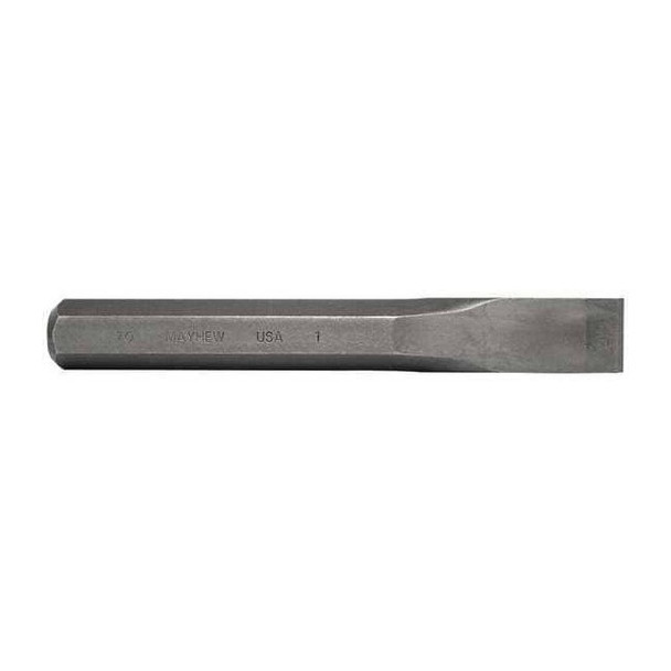 Mayhew Select Cold Chisel,1 in. x 8 in.,Shot Blasted 70220
