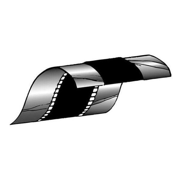 Flexible Duct Connector, 26 ga, 6 1/2 in W, 50 ft L, Galvanized Steel