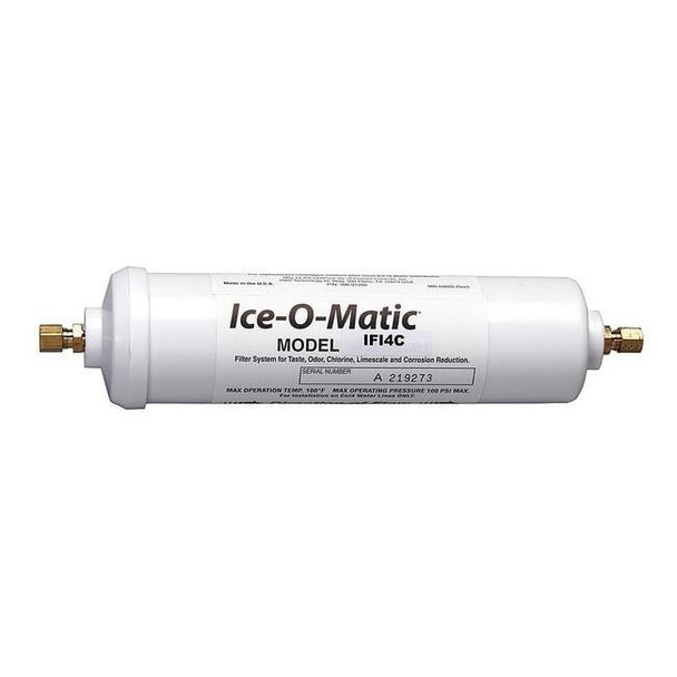Ice-O-Matic Inline Water Filter,1/4 in. Compression IFI4C