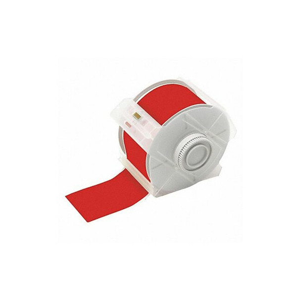 Brady Label Tape Cartridge, Red, Labels/Roll: Continuous 113120