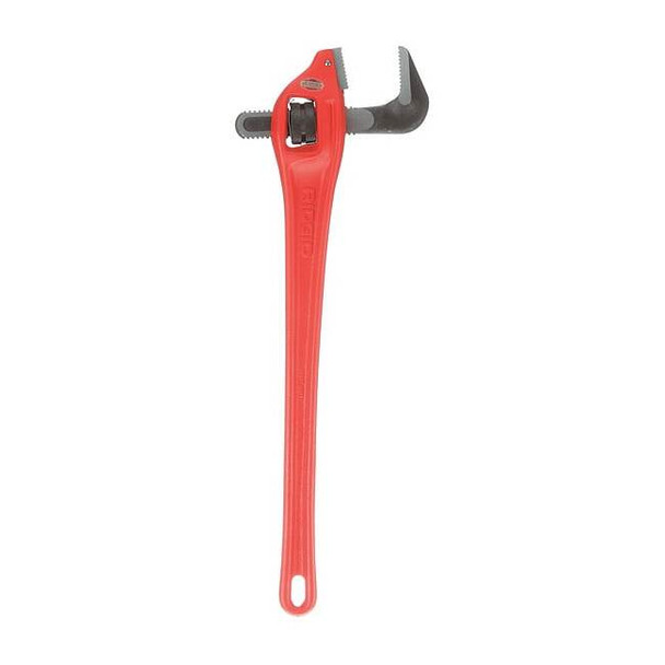 Ridgid 24" Heavy-Duty Offset Pipe Wrenches, 3" Pipe Capacity, Red 89445