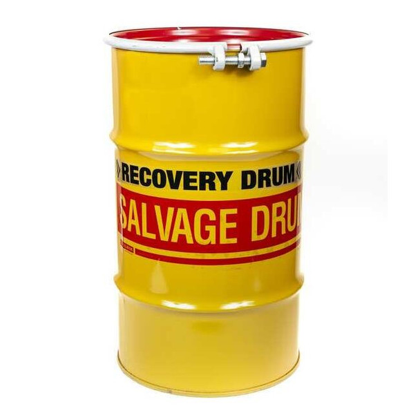 Open Head Transport Drum, Steel, 15 gal, Lined, Yellow