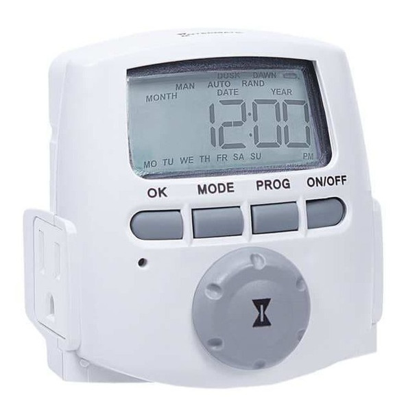 Intermatic Timer, Digital, 120V, 15A, Plug In DT620