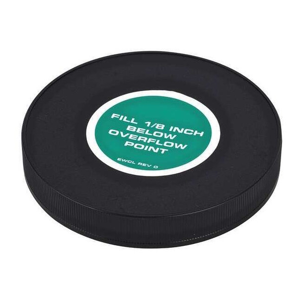 Portable Unit Fill Cap, Plastic, Black, For Use With, Eyewash