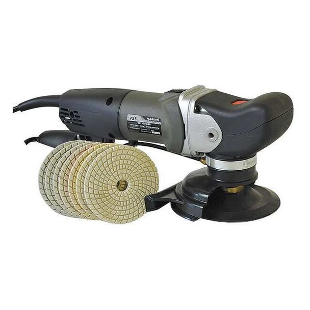 Hardin Wet Polisher,4500 RPM,8A GHWV4PSET