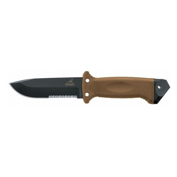Gerber Fixed Blade Knife, Serrated, Drop, 4-27/32 22-01463