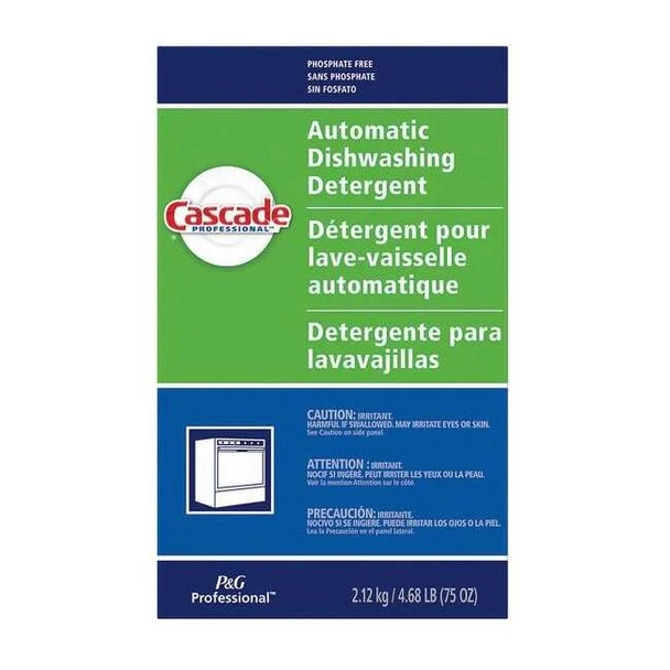 Cascade Dishwasher Detergent,Box,75oz,Powder,PK7 59535