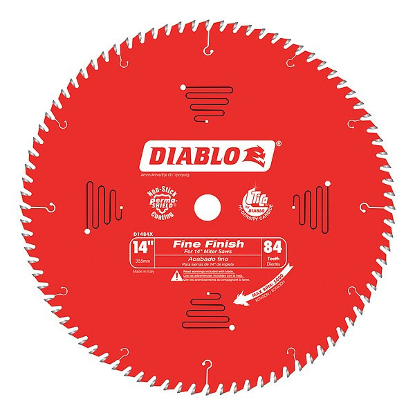 Diablo 14",84-Teeth Circular Saw Blade D1484X