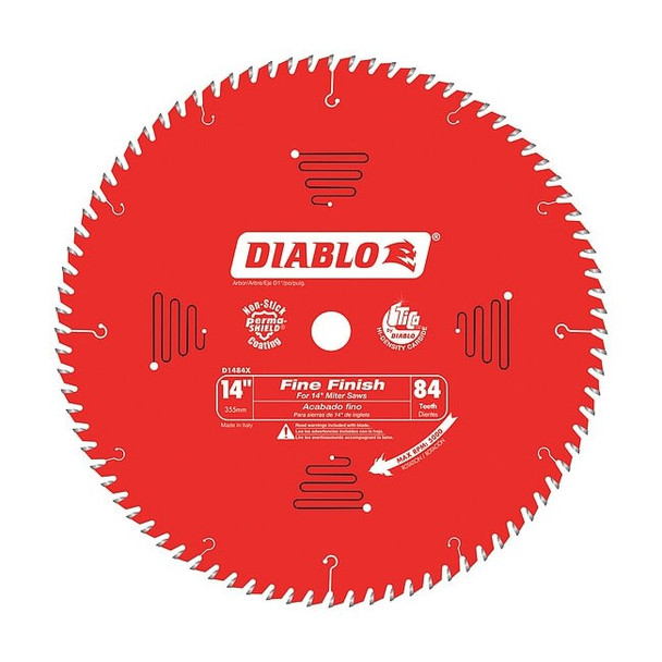 Diablo CircularSawBlade,Carbide,Dia:14" D1484X