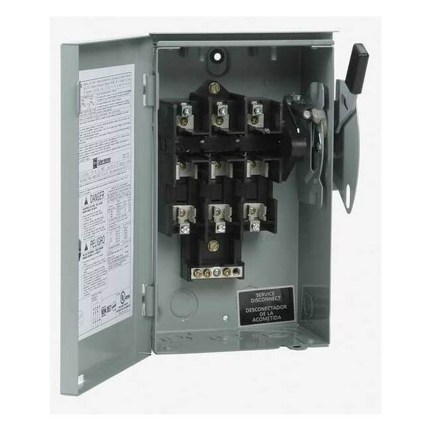 Eaton Fusible, Safety Switch, General Duty, 240 V, 3PST DG322NGB