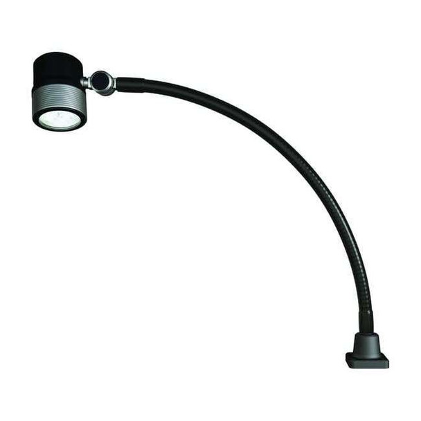 Waldmann Task Light,Gooseneck,8.5 W,Black 113184000-00680272