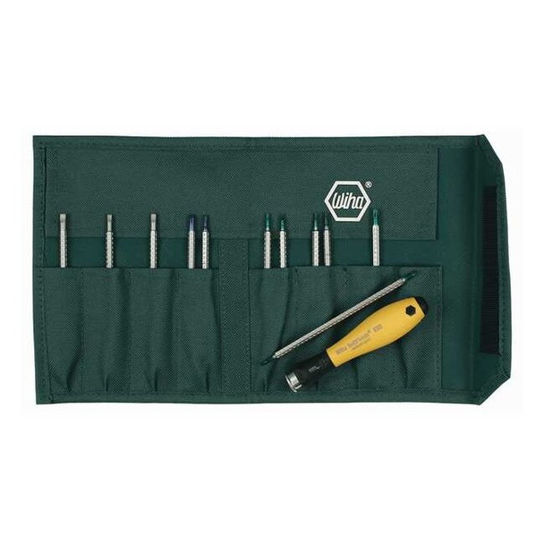 Slotted, Phillips, Torx Bit 8 1/2 in, Drive Size: 4 mm , Num. of pieces:12