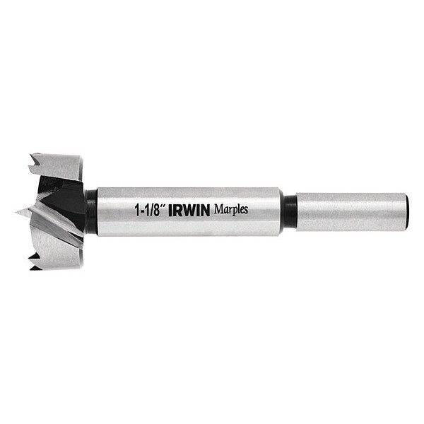 Irwin Forstner Bit,Steel,1-1/8" x 3-1/2" 1966931