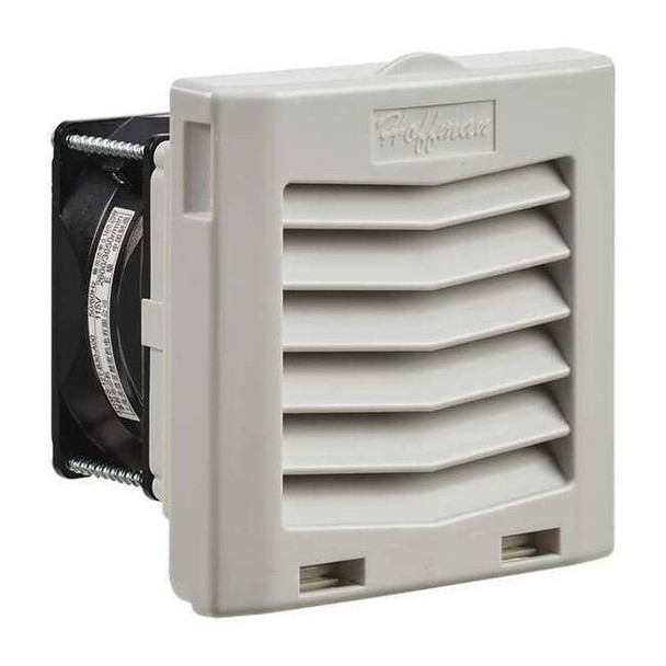 Nvent Hoffman Axial Fan, Square, Plastic, 4-7/16 in H HF0416414
