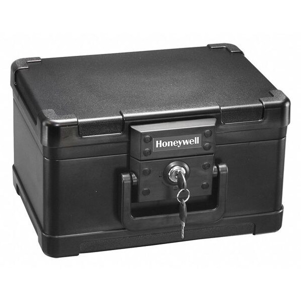 Honeywell Fire Rated Chest Safe, with Key 18.3 lb, 0.15 cu ft, Steel 1101