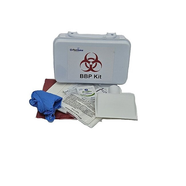 First Voice First Aid Kit, Basic, Hard Case, 6 in x 9 in x 3 in BP003