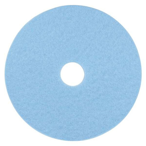 3m Burnishing Pad,17 In,Sky Blue,PK5 3050-17