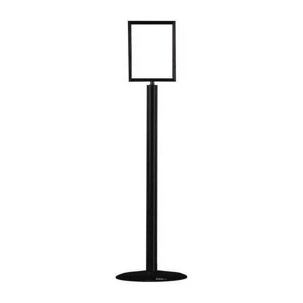 Manufacturer Varies Sign Holder,8-1/2In x 11In Frame,Black 1310U-33-8511HD-V
