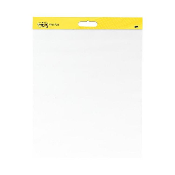 Post-It 20" x 23" Plain White Easel Pad 2pk. 566