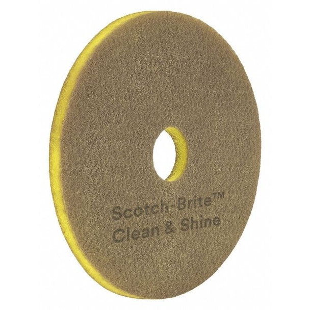 Scotch-Brite Scrubbing Pad,Yellow,Size 12",PK5 09550