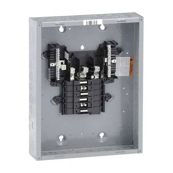 Square D Load Center, 12 Spaces, 125A Amps, 120/240V AC QO312L125G