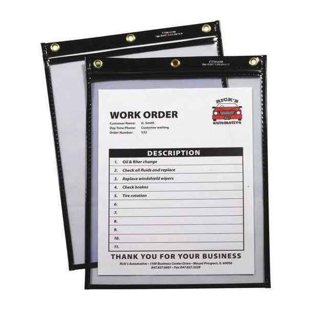 C-Line Products Heavy Duty Shop Ticket Holder,12"H,PK15 50912