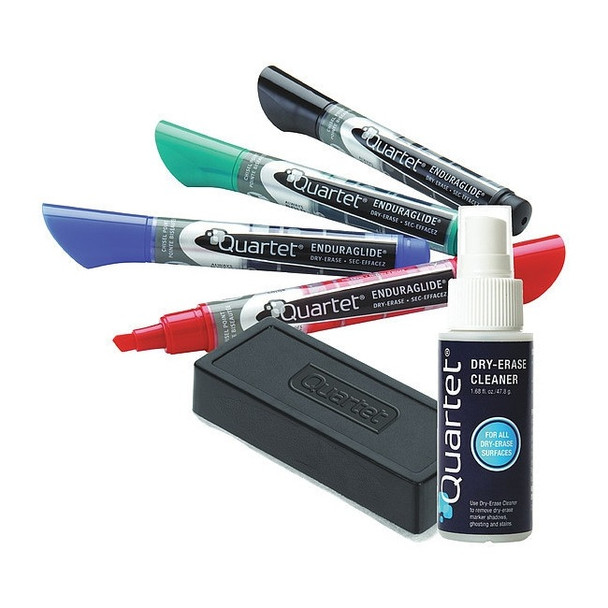 Quartet Dry Erase Marker Set, Chisel Tip, Assorted Colors, PK4 5001M-4SKA