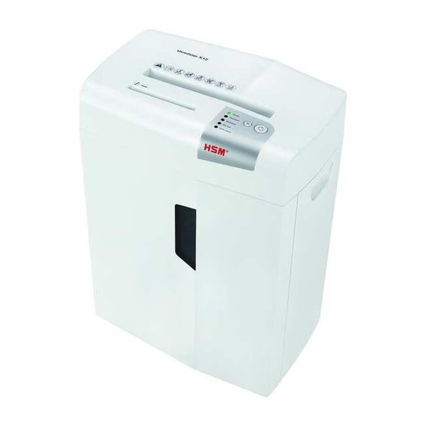 Hsm Paper Shredder, Cross-Cut Style shredstar X12