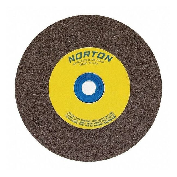 Norton Abrasives Grinding Wheel, T1, 8x1x1, AO, 24G, Brown 66253044454