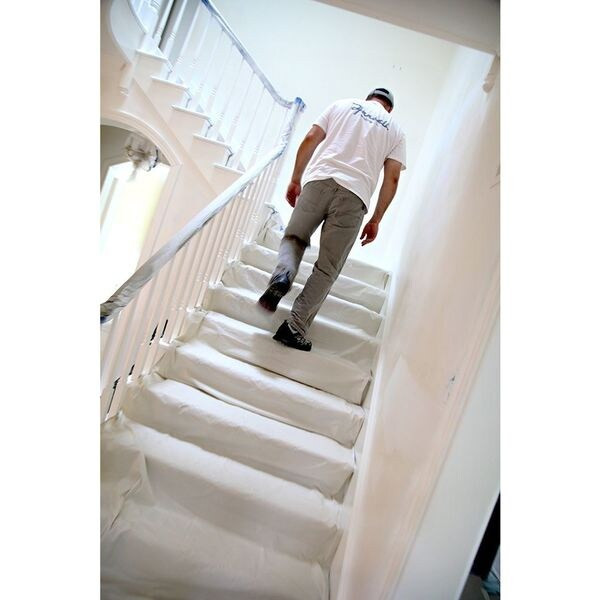 Trimaco Eliminator Leakproof/Slip Resistant Drop Cloth, 4ftLx15ftW 80328