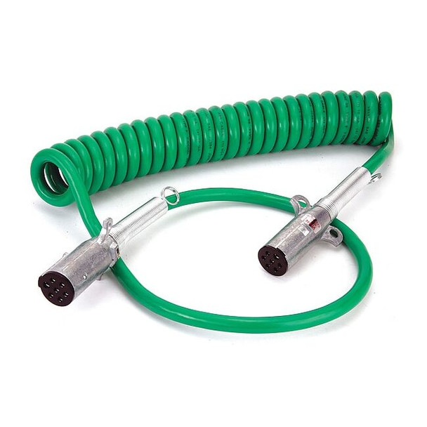Velvac Cord,180 in.L,Coiled,40 in. Lead 590163
