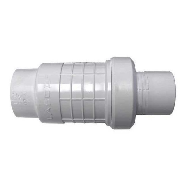 PVC Repair Coupling, Socket x Socket, 1-1/2 in Pipe Size