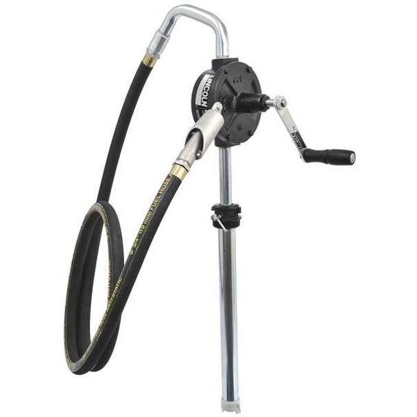 Lincoln Industrial Hand Drum Pump,Rotary,10 gpm@120 strokes 1385-H