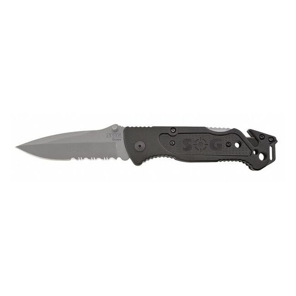Sog Folding Knife,Spear,Satin,3-7/16 In FF24-CP
