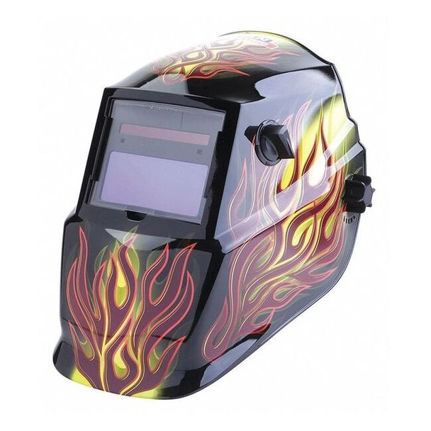 Lincoln Electric Welding Helmet, Brown, Ratchet, Plastic K4071-1