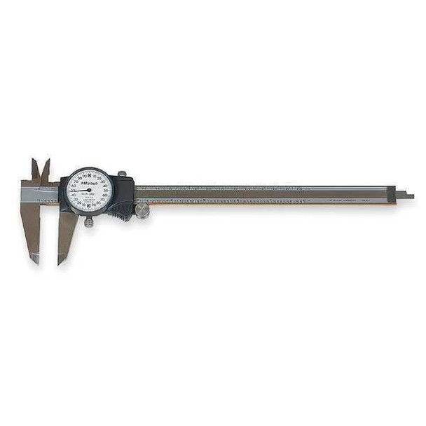 Mitutoyo Dial Caliper,0-8 In,Dial A 505-741J
