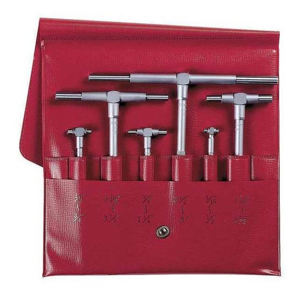 Mitutoyo Telescoping Gage Set,6 Pc,0.315 to 6In 155-903