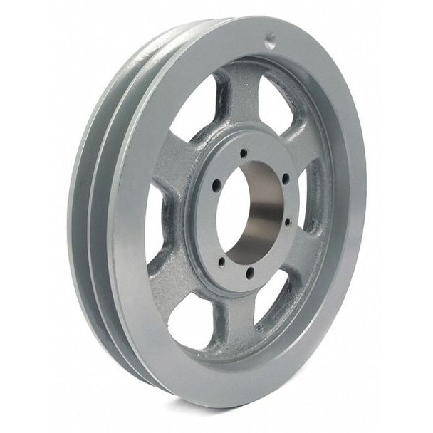 Manufacturer Varies V-Belt Pulley,Detachabl,2Groove,13.95"OD 1362B