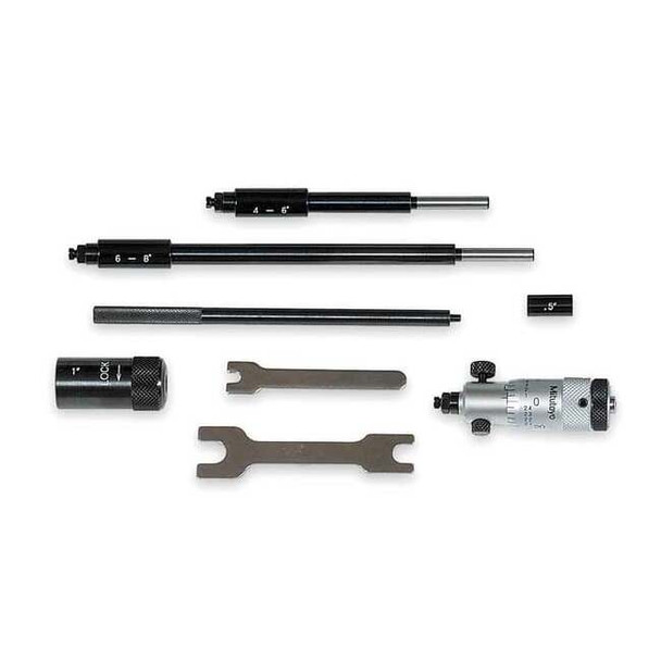 Mitutoyo Inside Micrometer,2 to 8 In 141-208