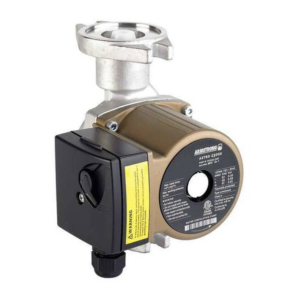 Hot Water Circulating Pump, 1/8 hp, 115V, 1 Phase, Flange Connection