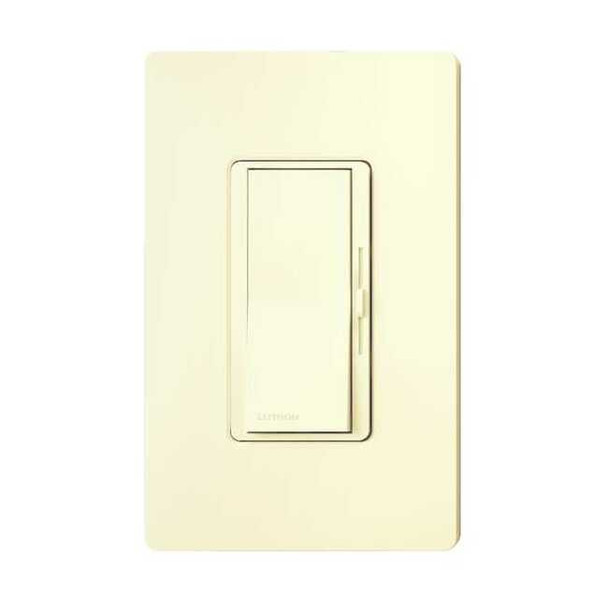 Lutron Lighting Dimmer,Decora Rocker,Almond DVCL-253P-AL