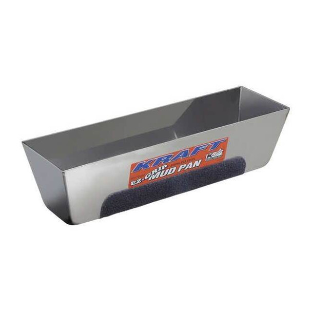 Kraft Tool Mud Pan, EZ-Grip, 12in., Rounded Corners DW725