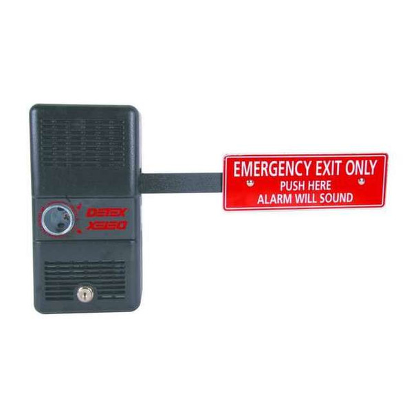 Detex Exit Control Hardware,Cylinder Mortise ECL-230D BLACK