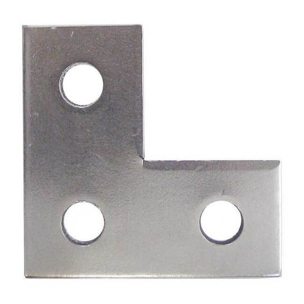 Calbrite Corner Plates,SS,Overall L 3 1/2in S600003BF0