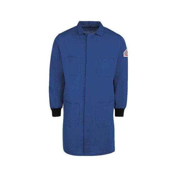 FR Lab Coat, 4.4 cal/sq cm, 3XL, 4.5 oz Nomex, Snaps Closure