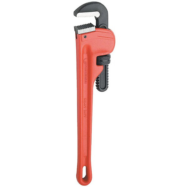 Rothenberger 14 in L 2 in Cap. Cast Iron Straight Pipe Wrench 70153
