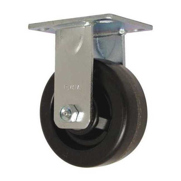 Rwm Plate Caster, Rigid, Phenolic, 5", 1000 lb 65-DUR-0520-R